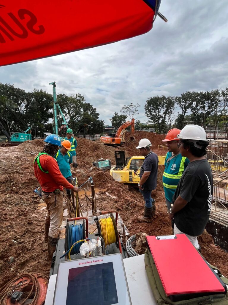 crosshole sonic logging csl philippines