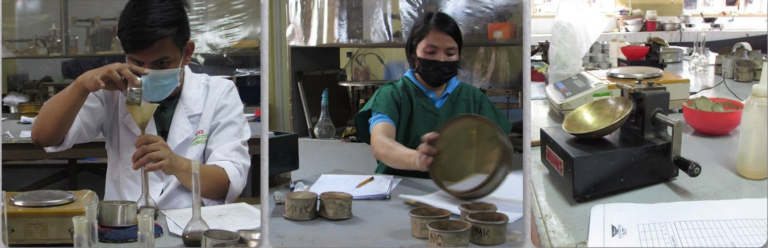 soil and material testing for piles